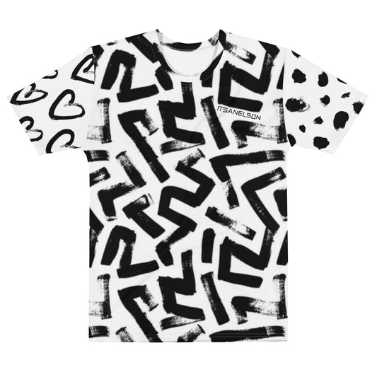 It's A Nelson DIRECT-TO-FABRIC BLACK & WHITE | Graphic Men’s T-Shirt