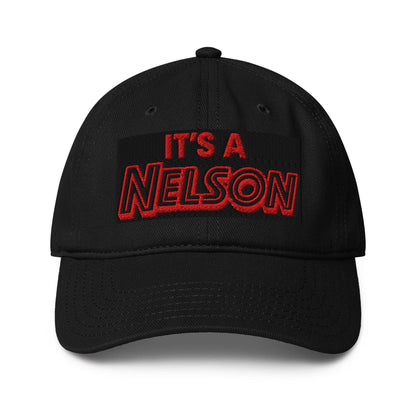 It's A Nelson EMBROIDERY Black IT'S A NELSON | Low-Profile Baseball Cap