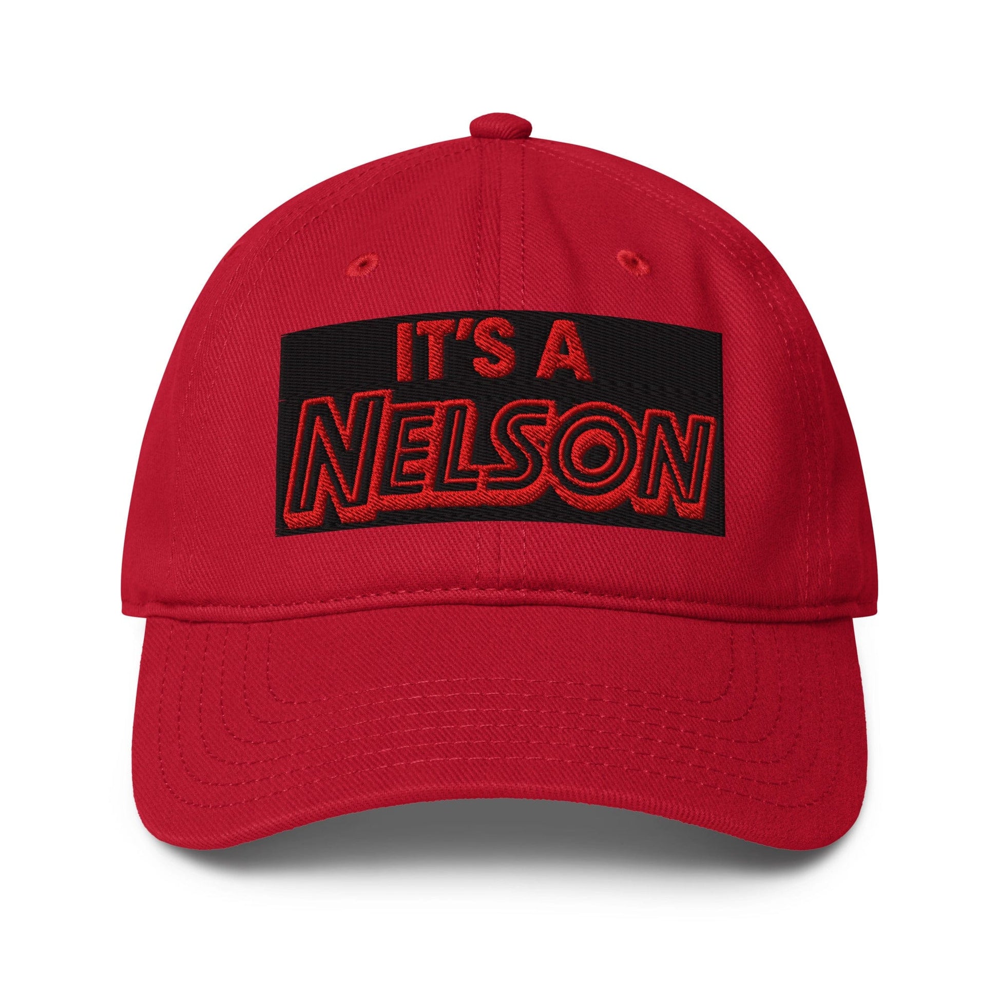It's A Nelson EMBROIDERY Red IT'S A NELSON | Low-Profile Baseball Cap